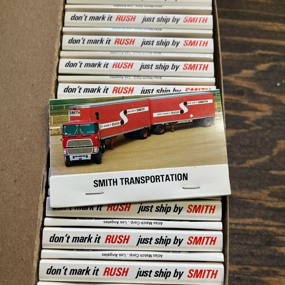 Vintage Smith Transportation Matchbooks